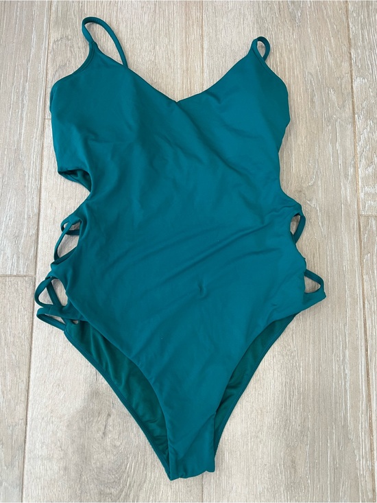 Billabong Other - Billabong Teal One-Piece Swimsuit with Side Cutouts, size large